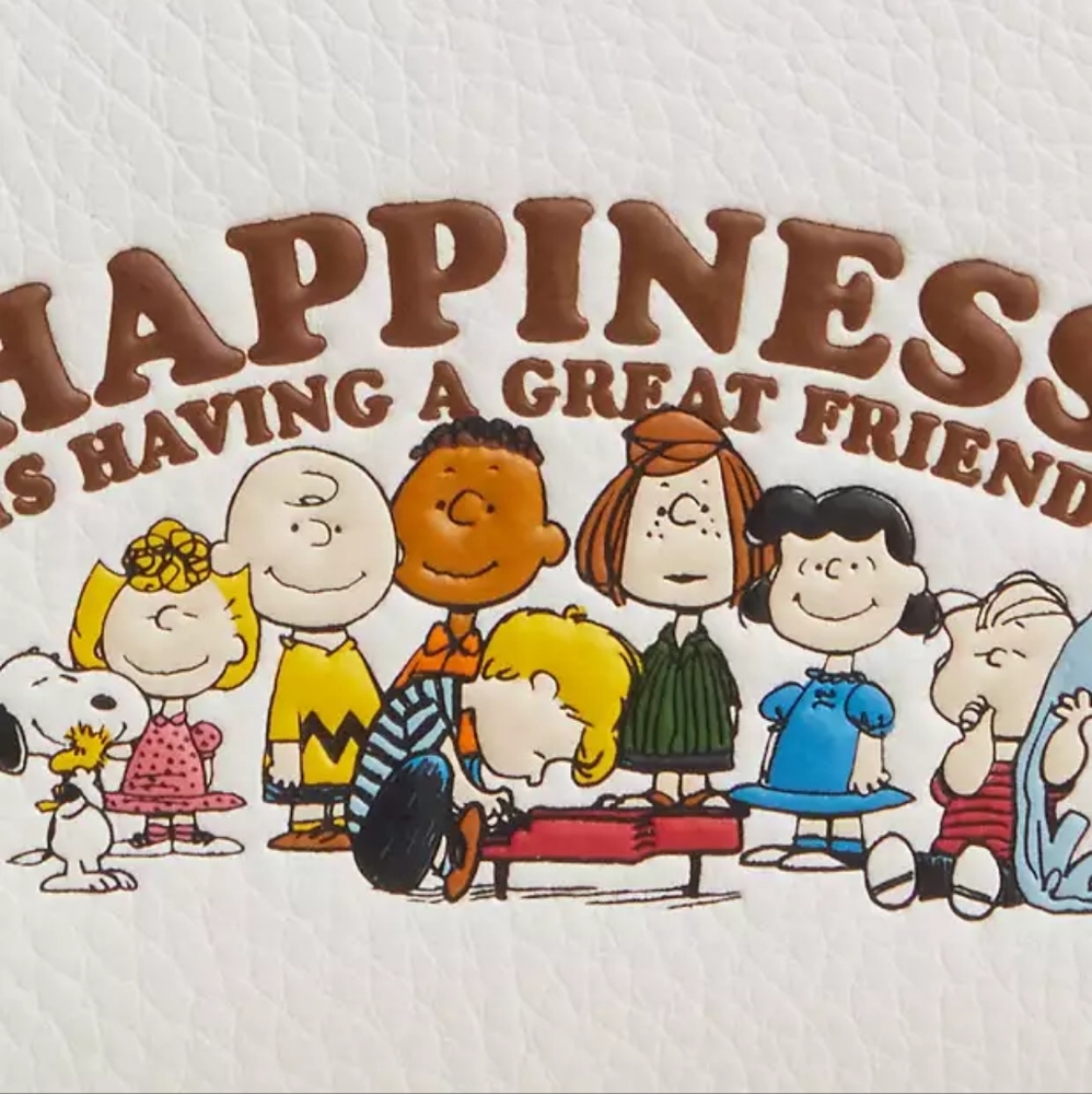 Coach X Peanuts Snap Wallet (Gold/Chalk) - Picture 7 of 8